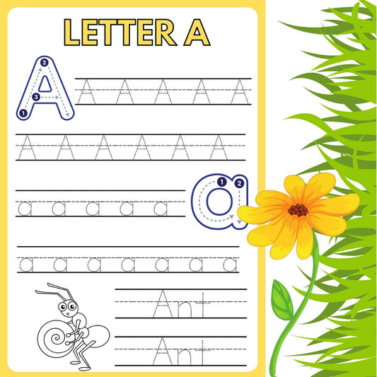 Alphabet Tracing Worksheets – A to Z Handwriting Practice for Kids - a to z - alphabet tracing - handwriting practice