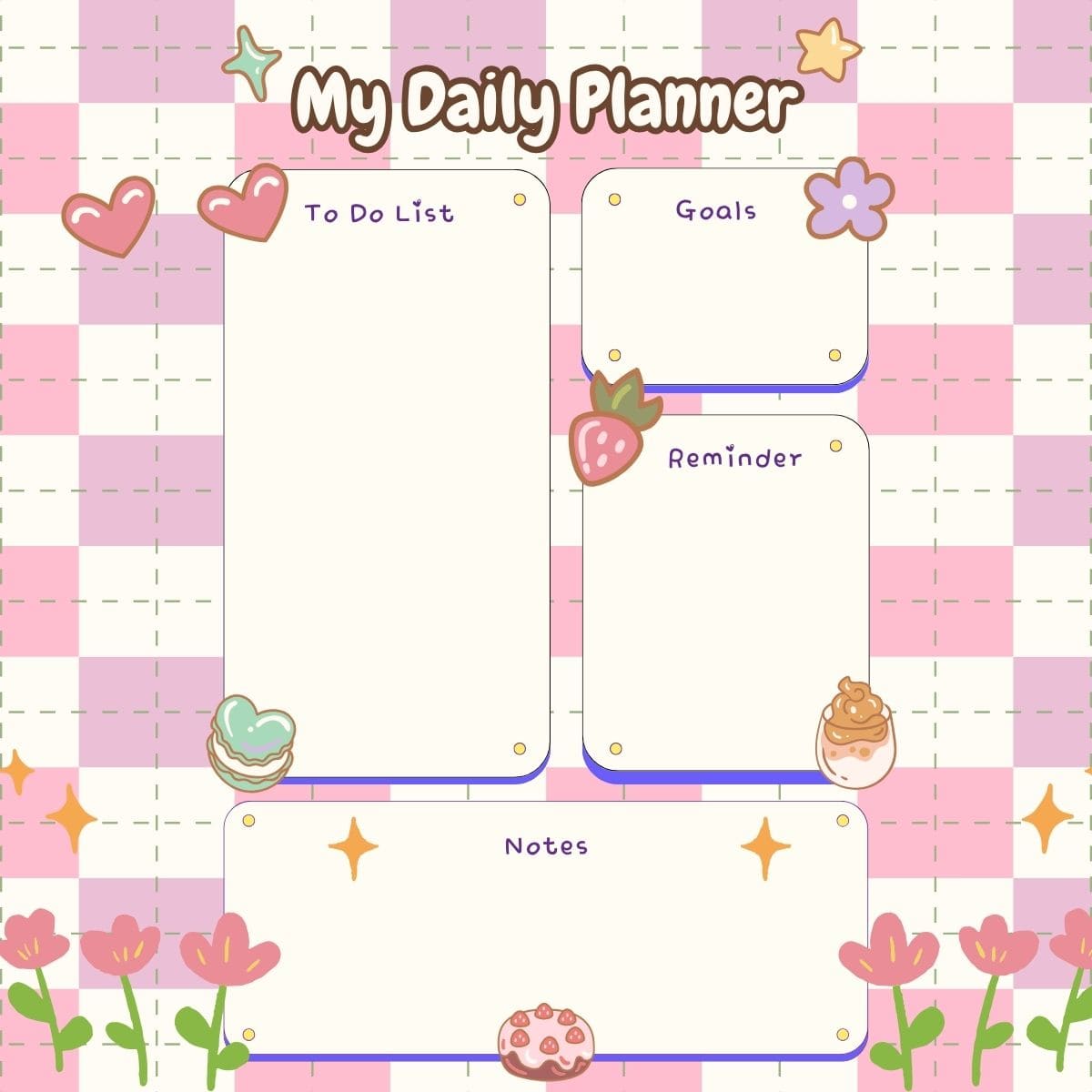 Smart Day Kit β 10 Printable Daily Planners - Preview 4 - organization