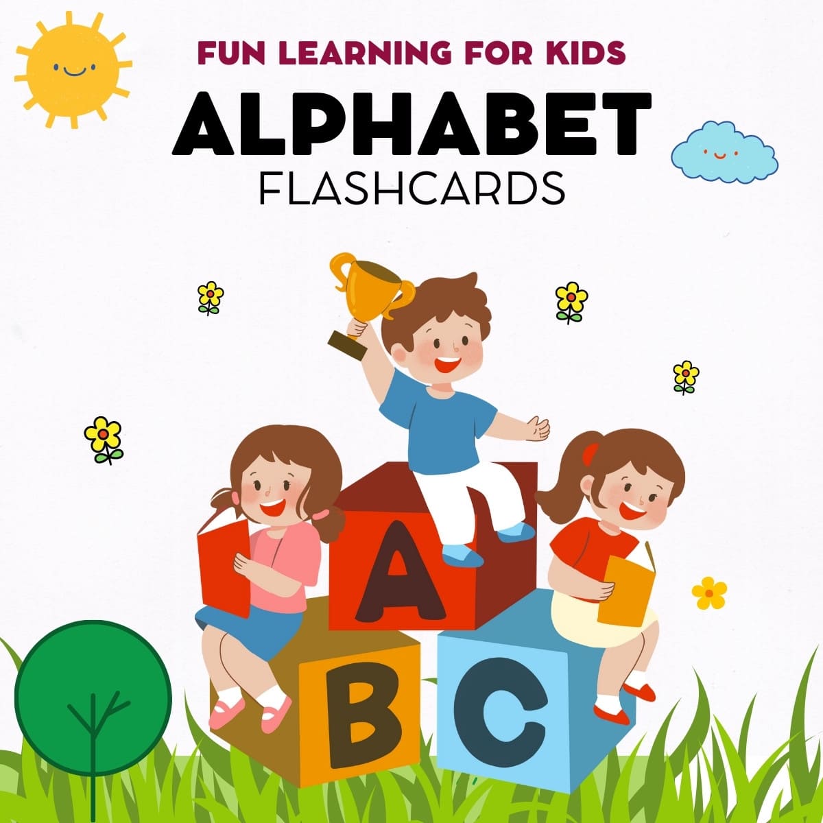Alphabet Flashcards – Fun Learning for Kids (A–Z) - a to z - alphabet flashcards - kids learning