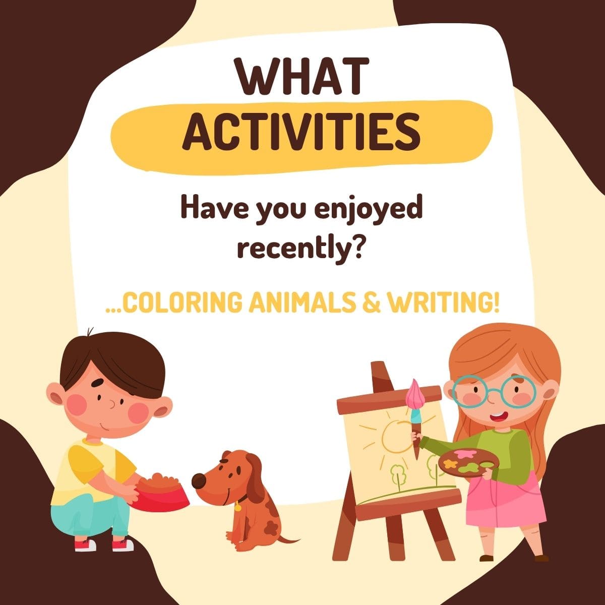 Animals Coloring & Writing Workbook - Preview 3 - Children's Book