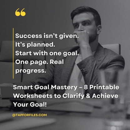 Smart Goal Mastery – Set & Achieve Your Goals - Preview 1 - life skills