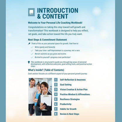The Life Coaching Workbook – Reflect, Plan & Grow - Preview 6 - Life Coaching