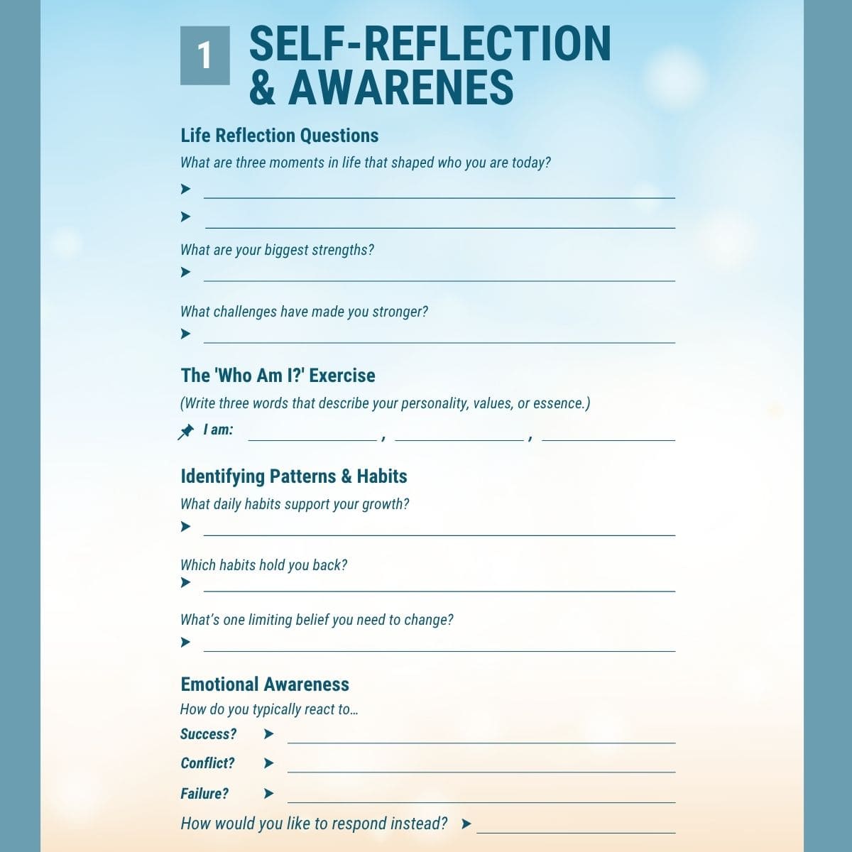 The Life Coaching Workbook – Reflect, Plan & Grow - Preview 5 - Life Coaching